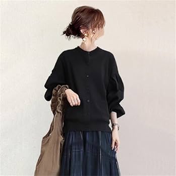 フェラガモ カーディガン スカート セットアップ 上下 リバーシブル リブニット Amazon.co.jp: レディース 2点セット ニットカーディガン+ロング